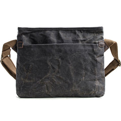 Canvas Mens Cool Small Messenger Bag iPad Bag Chest Bag Bike Bag Cycling Bag for men