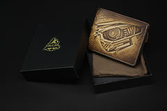 Handmade Leather Tooled Transformers Megatron Mens billfold Wallet Cool Leather Wallet Slim Wallet for Men