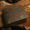 Dark Brown Floral Wallet Women Short Wallet Women Leather Wallet Womens Bifold Wallet Women's Small Wallet