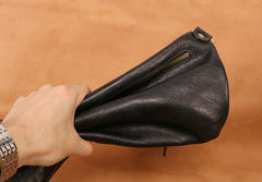 Leather Mens FANNY PACK MENS WAIST BAG HIP PACK BELT BAG FOR MEN - iwalletsmen