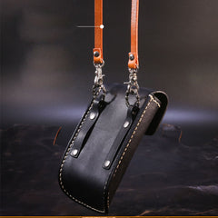 Leather Belt Pouch Mens Small Cases Waist Bag Hip Pack Belt Bag Fanny Pack Bumbag for Men