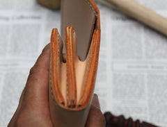 Handmade Leather Mens Clutch Long Wallet Cool Vintage Long Wallet for Men - iwalletsmen