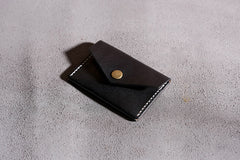 Handmade Leather Mens Cool billfold Wallet Card Holder Small Card Slim Wallets for Men - iwalletsmen