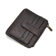 Cool Leather Mens Wallet Slim Wallet Card Front Pocket Wallet for Men - iwalletsmen