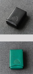Handmade Black Leather Mens 20pcs Cigarette Case Cool Custom Cigarette Case for Men - iwalletsmen