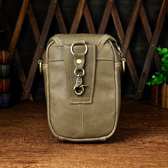 Leather Belt Pouch Mens Small Cases Waist Bag Hip Pack Belt Bag Fanny Pack Bumbag for Men