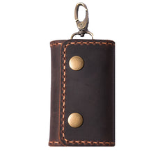 Handmade Leather Mens Cool Key Wallet Car Key Holder Car Key Case for Men - iwalletsmen