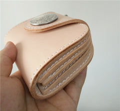 Handmade Mens Leather Small Biker Chain Wallets Cool billfold Biker Wallets with Chain - iwalletsmen