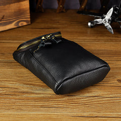 Leather Belt Pouch Mens Small Cases Waist Bag Hip Pack Belt Bag Fanny Pack Bumbag for Men
