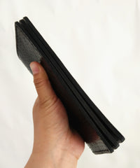 [On Sale] Handmade Vintage Mens Snake Skin Long Wallets Bifold Long Wallet for Men - iwalletsmen