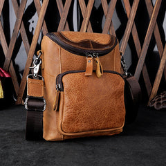 Leather Belt Pouch Mens Small Cases Waist Bag Hip Pack Belt Bag Fanny Pack Bumbag for Men