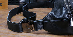 Leather Mens FANNY PACK MENS WAIST BAG HIP PACK BELT BAG FOR MEN - iwalletsmen