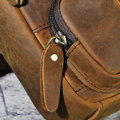 Leather Belt Pouch Mens Small Cases Waist Bag Hip Pack Belt Bag Fanny Pack Bumbag for Men