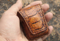 Cool Zippo Case zippo cases Brown Leather Zippo Lighter Cases with Loop Zippo lighter Holders with clips