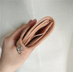 Handmade Mens Leather Small Biker Chain Wallets Cool billfold Biker Wallets with Chain - iwalletsmen