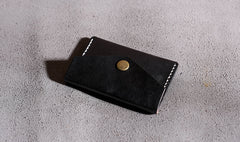 Handmade Leather Mens Cool billfold Wallet Card Holder Small Card Slim Wallets for Men - iwalletsmen