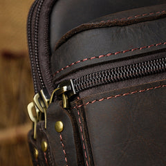 Leather Belt Pouch Mens Small Cases Waist Bag Hip Pack Belt Bag Fanny Pack Bumbag for Men