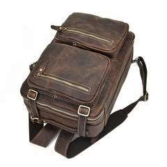 Genuine Leather Mens Cool Messenger Bag Work Bag Satchel Bag Briefcase Bag for men