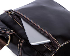 Leather Cool Chest Bag Sling Bag Sling Crossbody Bag Sling Travel Bag Hiking Bag For Mens - iwalletsmen