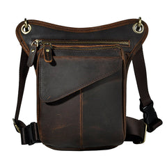 Leather Belt Pouch Mens Small Cases Waist Bag Hip Pack Belt Bag Fanny Pack Bumbag for Men