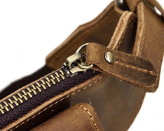 Cool LEATHER MENS FANNY PACK FOR MEN BUMBAG  CELL PHONE HOLSTER WAIST BAG for Men - iwalletsmen