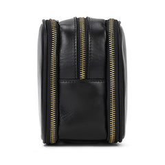 Side view of men's travel hygiene bag