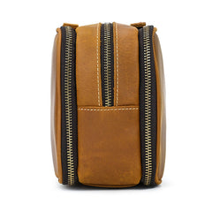 Side view of best travel toiletry kit for Men