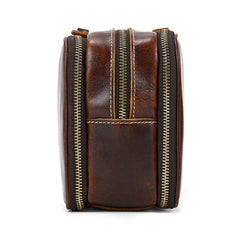 Side view of toiletry bags for men