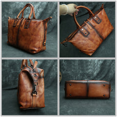 Best Coffee Leather Mens 12'' Handbag Travel Handbag Work Handbag Shoulder Bag For Men