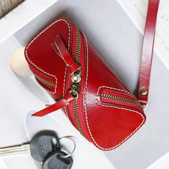 Unique Leather Key Case Car Key Wallet Men's Coin Holders Change Holder For Women