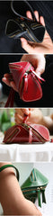 Unique Leather Key Case Car Key Wallet Men's Coin Holders Change Holder For Women