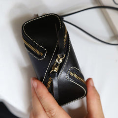 Unique Leather Key Case Car Key Wallet Men's Coin Holders Change Holder For Women