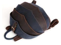 Unique Leather Cool Bug Mens Backpacks Round School Backpack Travel Backpack for Men - iwalletsmen