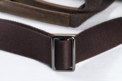 Vintage Coffee Leather Mens Briefcases Work Bag Laptop Bag Business Bag for Men - iwalletsmen