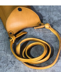 Cool Tan LEATHER MEN'S Small Messenger Bag Waist BAG Belt pouch Green Belt Bag FOR MEN - iwalletsmen