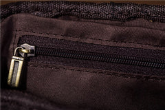 Vintage Brown Leather Mens Belt Bag Mini Shoulder Bag Waist Pouch Side Bags For Men