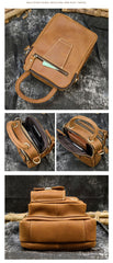 Waist Bag Vertical Crossbody Side Bags - Phone Pocket Detail