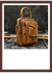 Mens Vintage Crossbody Handbag - Overall View