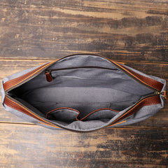 Vintage Mens Womens Leather Large Brown Tote Handbag Shoulder Tote Purse Tote Messenger Bag For Men - iwalletsmen