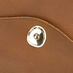 Vintage Small Leather Mens Side Bag Convertible Clutch Wristlet Shoulder Bag for Men