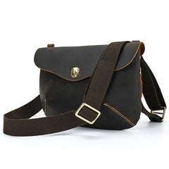 Vintage Small Leather Mens Side Bag Convertible Clutch Wristlet Shoulder Bag for Men