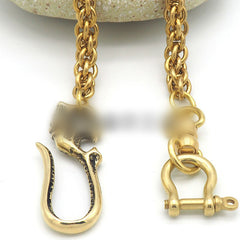 Cool Brass 18‘’ Biker Wallet Chain Skull Key Chain Wallet Chain Pants Chain For Men - iwalletsmen