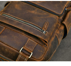 Vintage Brown Leather Mens 16