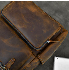 Vintage Brown Leather Mens 16