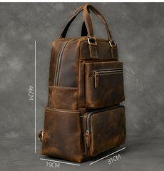 Vintage Brown Leather Mens 16