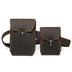 Vintage Leather Belt Pouch Mens Waist Bag for Men - iwalletsmen