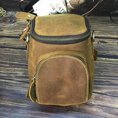 Vintage Leather Belt Pouch for Men Waist Bags BELT BAGs Shoulder Bags For Men - iwalletsmen