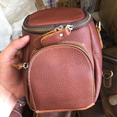 Vintage Leather Belt Pouch for Men Waist Bags BELT BAGs Shoulder Bags For Men - iwalletsmen