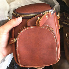 Vintage Leather Belt Pouch for Men Waist Bags BELT BAGs Shoulder Bags For Men - iwalletsmen