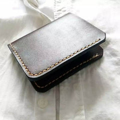 Vintage Leather Coffee Mens Small Wallet Leather Bifold Wallets for Men - iwalletsmen